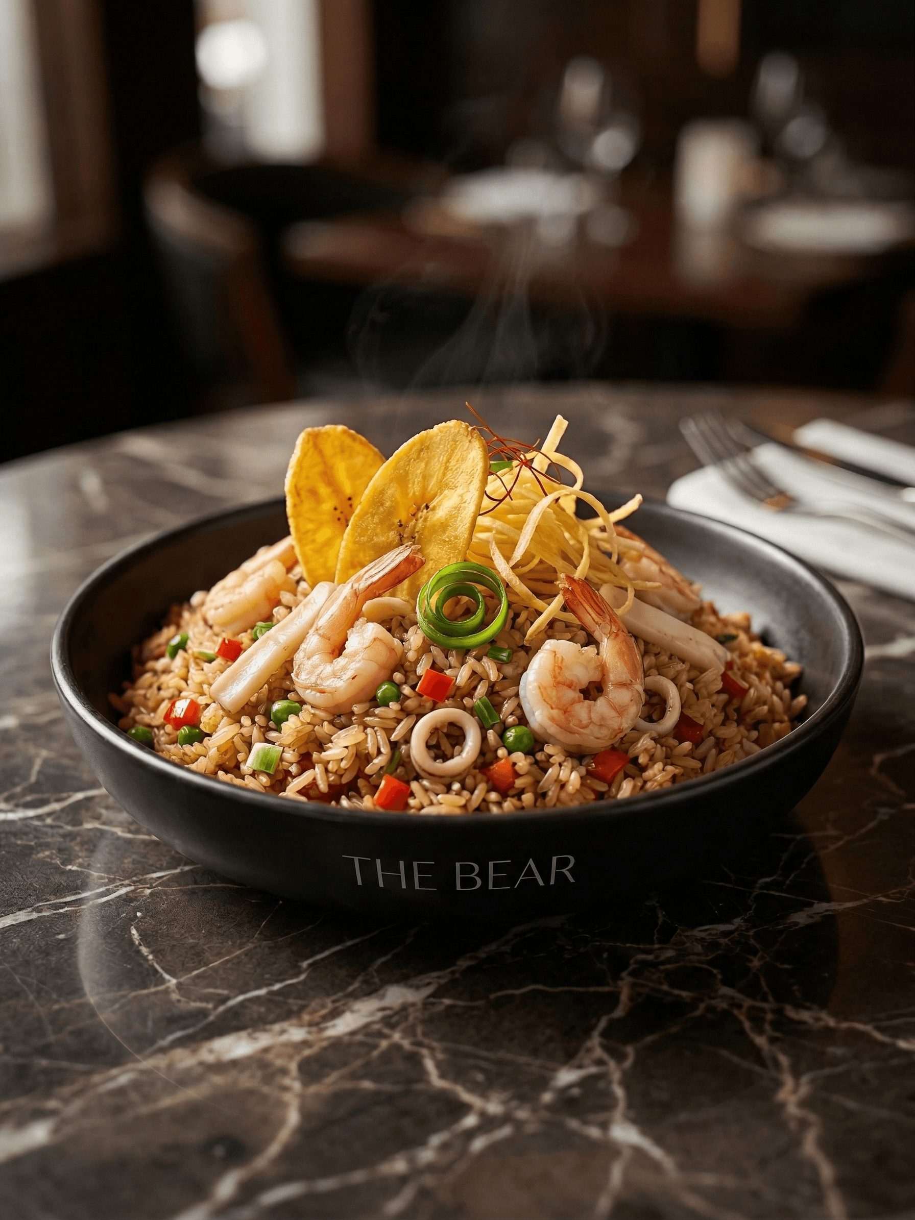 Arroz Chaufa de Mariscos